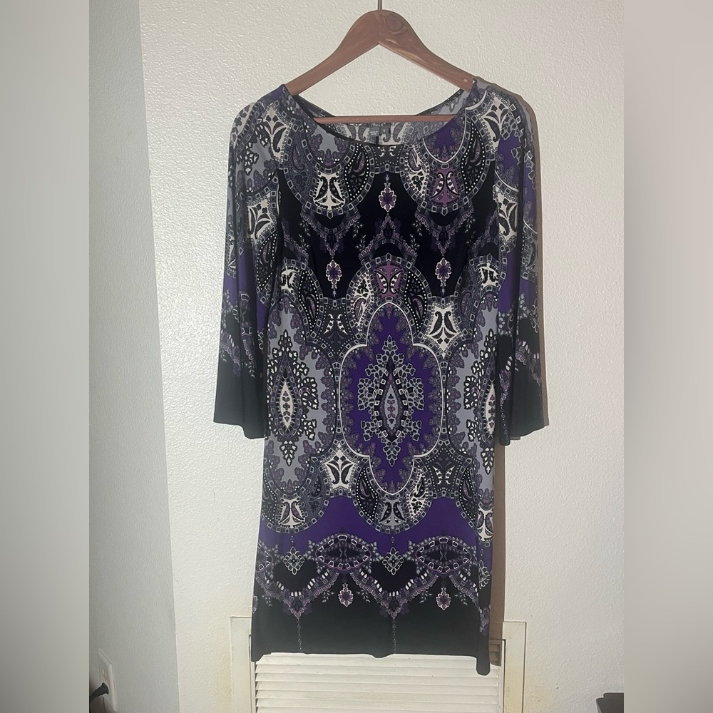 Muse Purple & Gray Dress